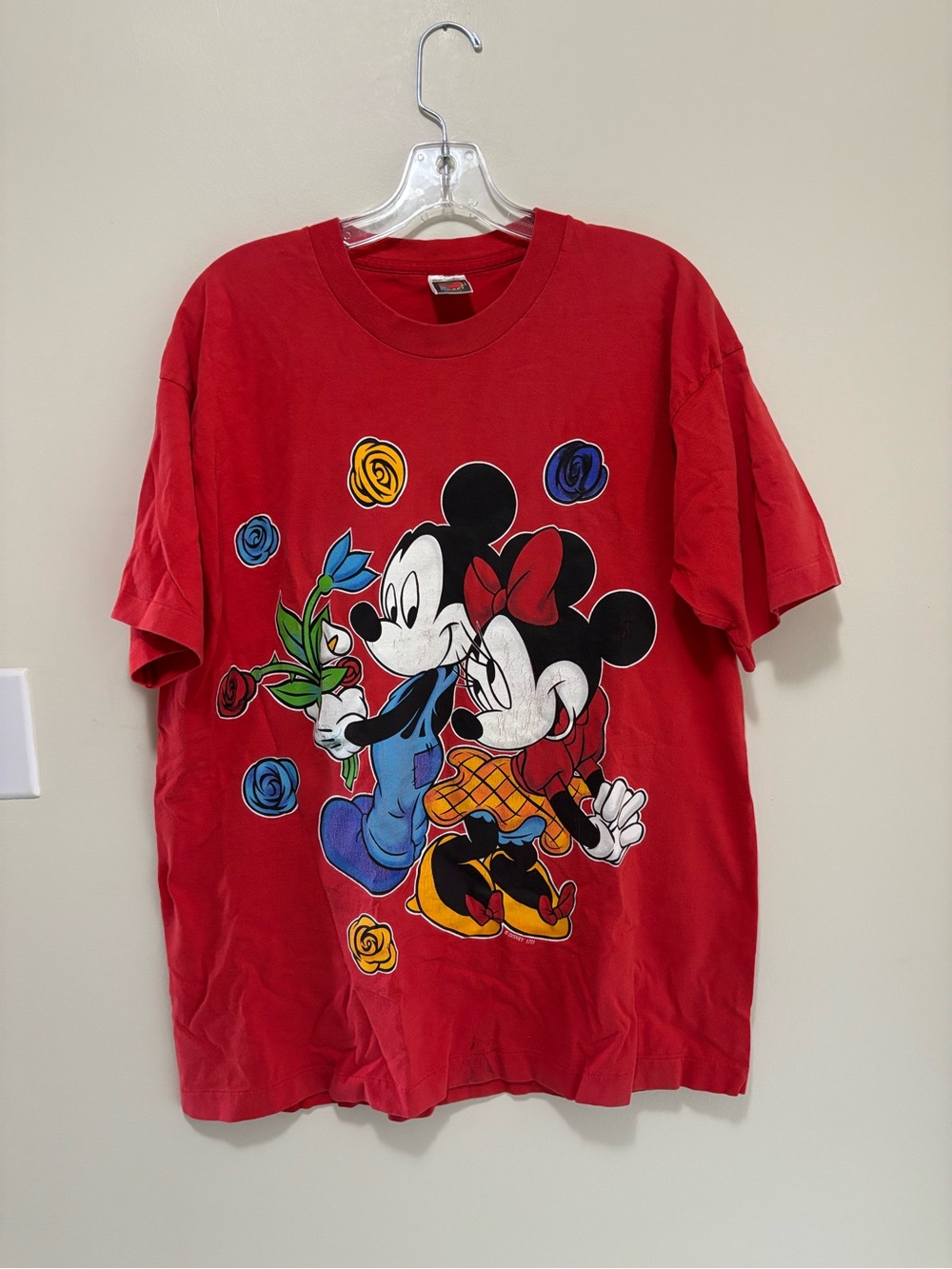 Vintage 90s Mickey Unlimited Jerry Leigh Disney Mickey & Minnie Mouse t shirt